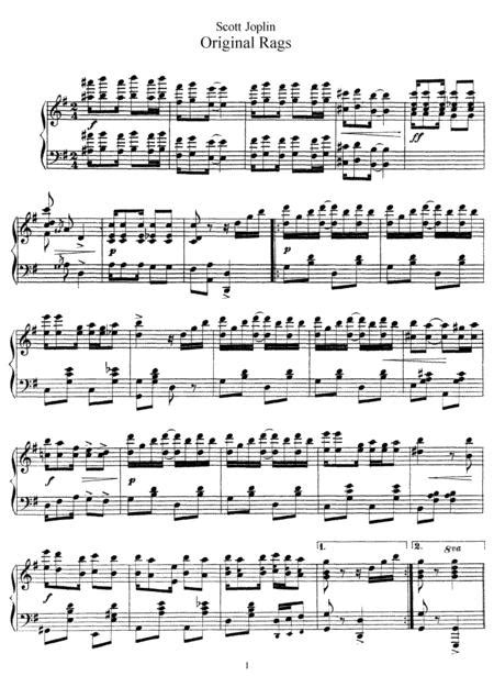Scott Joplin - Original Rags For Wind Quintet